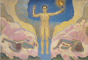 Koloman Moser Das Licht Wandbild