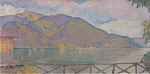 Koloman Moser Der Abersee Wandbild