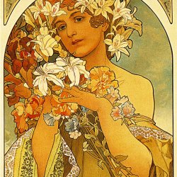 Alfons-Mucha-Flower