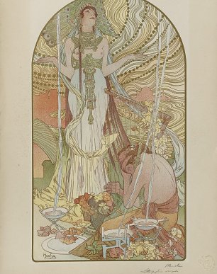 Alfons Mucha Salammbo Wandbild