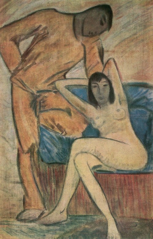 Otto Mueller Das grosse Paar Wandbild