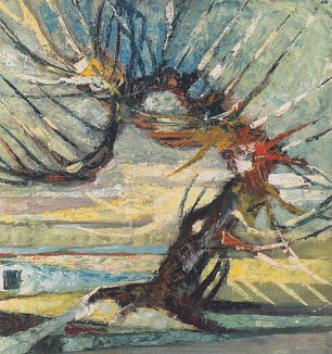 Otto Mueller Ein Baum Wandbild