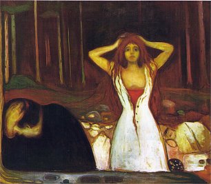 Edvard Munch Ash Wandbild