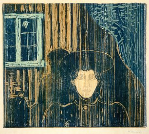Edvard Munch Mondschein I Wandbild