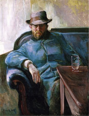 Edvard Munch Portrait de Hans Jaeger Wandbild