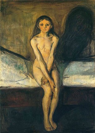Edvard Munch Puberty Wandbild