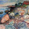 Edvard-Munch-Shore-with-Red-House