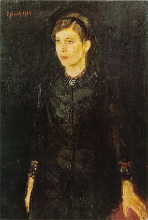 Edvard Munch Sister Inger Wandbild