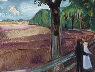 Edvard Munch Summer night Wandbild