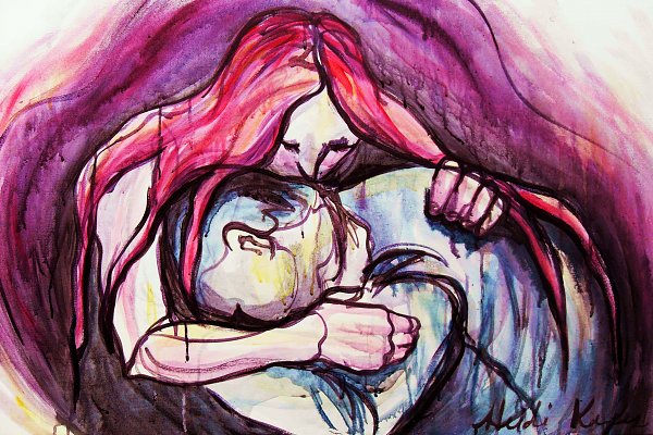 Edvard Munch The Vampire revisited1 Wandbild