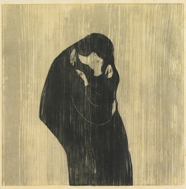 Edvard Munch The kiss IV