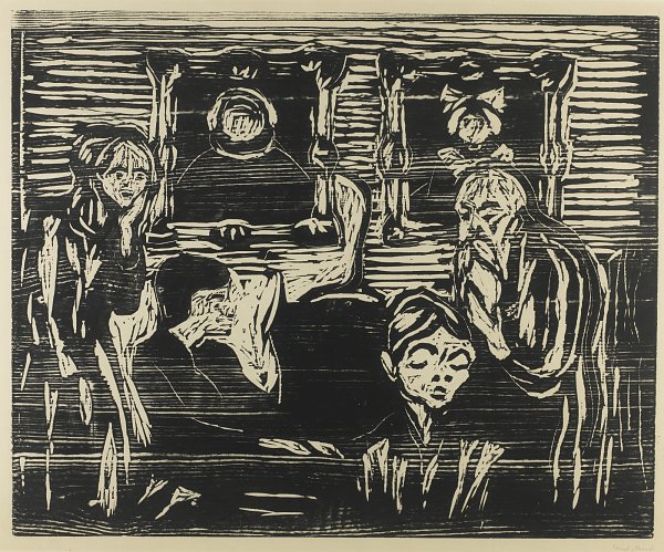 Edvard Munch The son Wandbild