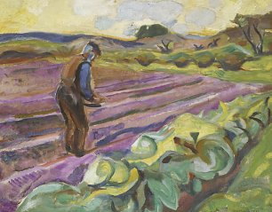 Edvard Munch The sower Wandbild