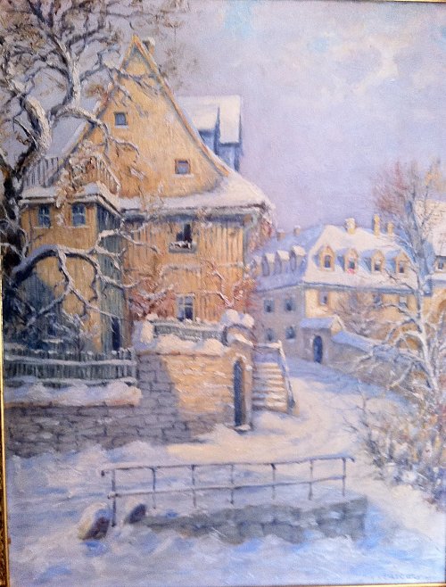 Max Oehler bode winter Wandbild