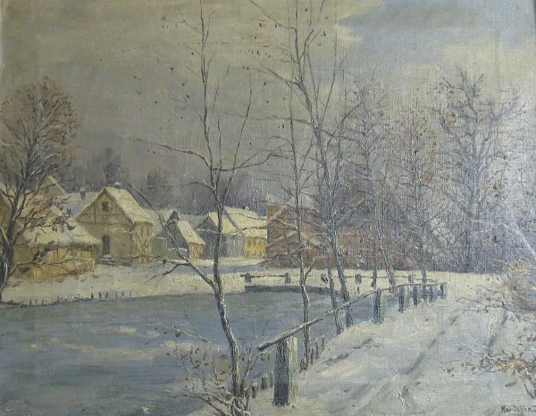 Max Oehler sockeninsel winter Wandbild