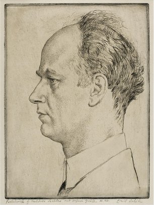 Emil Orlik Portraet des Wilhelm Furtwaengler
