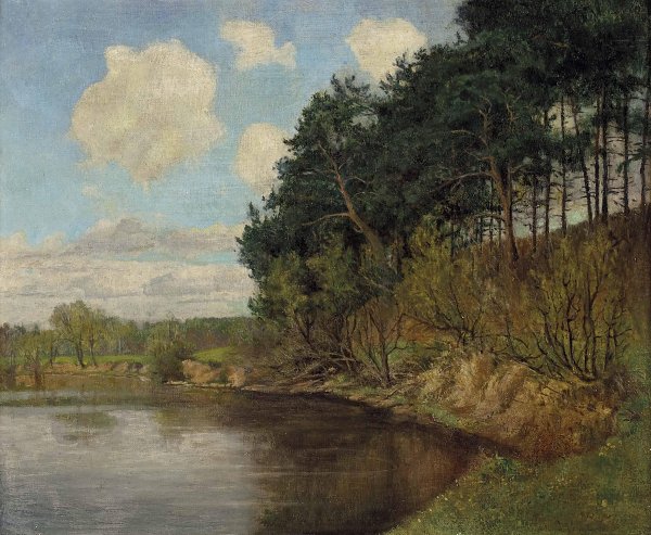 Emil Orlik Seenplatte bei Berlin Wandbild