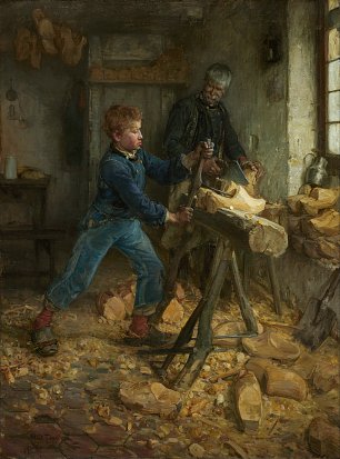 Henry Ossawa Tanner The Young Sabot Maker Wandbild