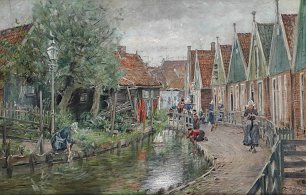 Otto Piltz Canal In Holland Wandbild