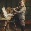 Otto-Piltz-Violine-spielender-Knabe