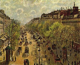Camille Pissarro Boulevard Montmartre Fruehling Wandbild