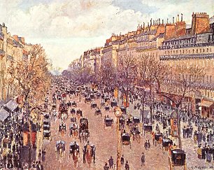 Camille Pissarro Boulevard Montmartre Wandbild
