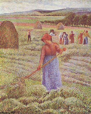 Camille Pissarro Heuernte bei Eragny Wandbild