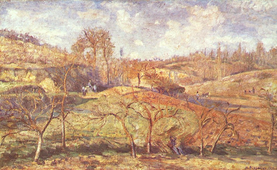 Camille Pissarro Maerzsonne Wandbild kaufen