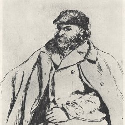 Camille-Pissarro-Portraet-des-Paul-Cezanne