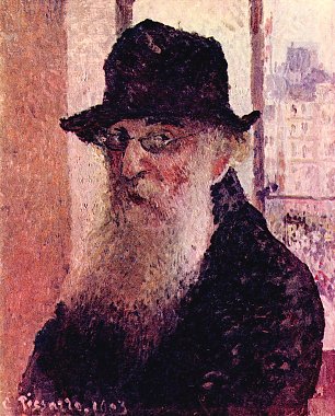 Camille Pissarro SelbstPortraet 1 Wandbild