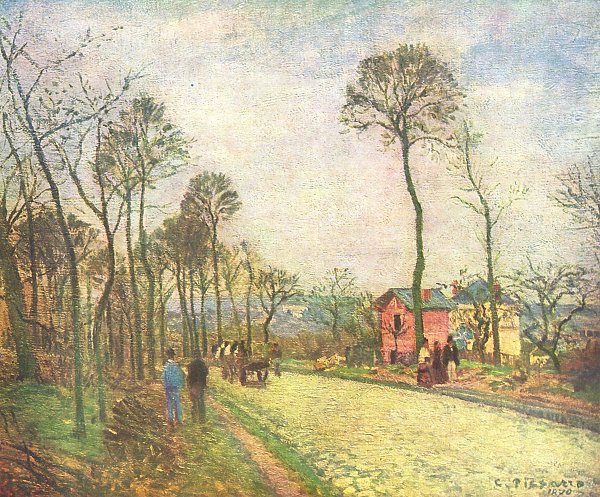 Camille Pissarro Strasse Wandbild