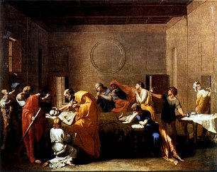 Nicolas Poussin Extreme unction Wandbild