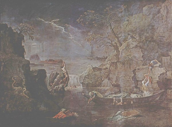 Nicolas Poussin L Hiver ou le Deluge Wandbild