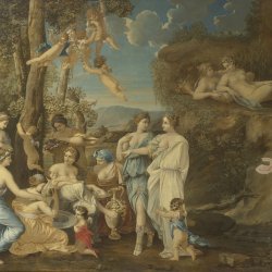 Nicolas-Poussin-Le-Maitre-Hovingham-La-naissance-de-Bacchus