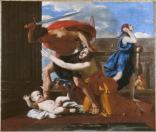 Nicolas Poussin Le massacre des Innocents Wandbild