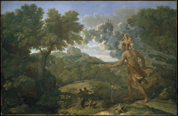 Nicolas Poussin Orion aveugle cherchant le soleil Wandbild