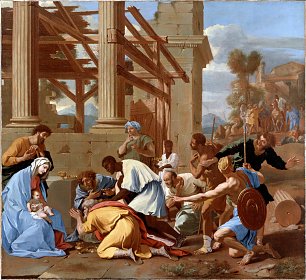 Nicolas Poussin The Adoration of the Magi Wandbild