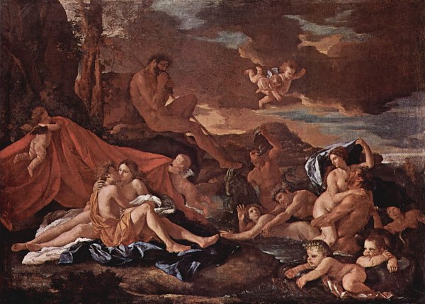 Nicolas Poussin acis and galatea Wandbild