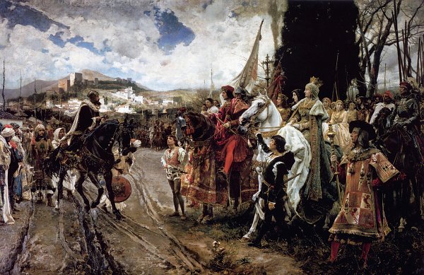 Francisco Pradilla y Ortiz La Rendicion de Granada Wandbild