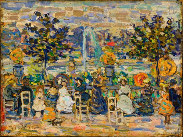 Maurice Prendergast In Luxembourg Gardens Wandbild
