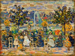 Maurice Prendergast In Luxembourg Gardens Wandbild