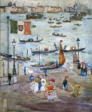 Maurice Prendergast Levy Canal Venice Wandbild