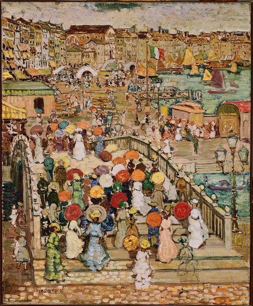 Maurice Prendergast Ponte della Paglia Wandbild