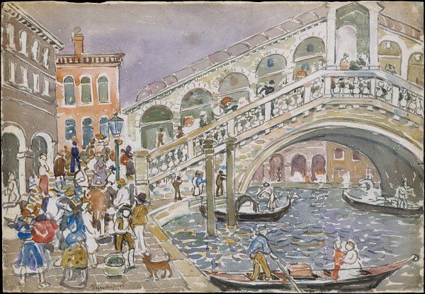 Maurice Prendergast Rialto Bridge Wandbild