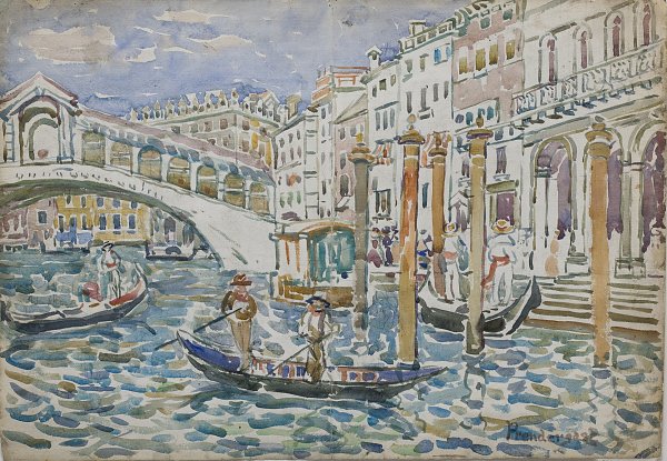 Maurice Prendergast Rialto Venice Wandbild