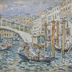 Maurice-Prendergast-Rialto-Venice