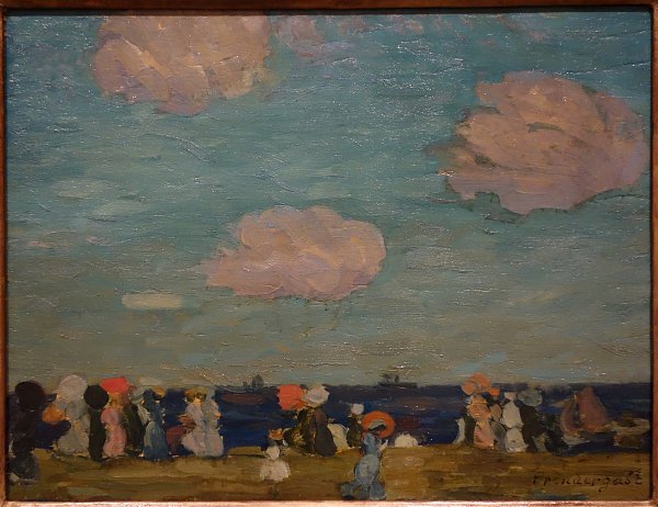 Maurice Prendergast Seascape with Figures Wandbild