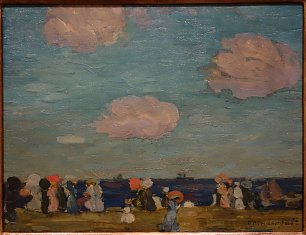 Maurice Prendergast Seascape with Figures Wandbild
