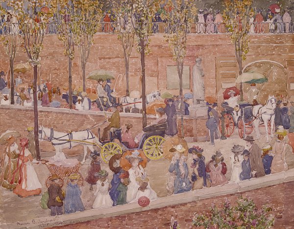 Maurice Prendergast Terra Monte Pincio Rome Wandbild