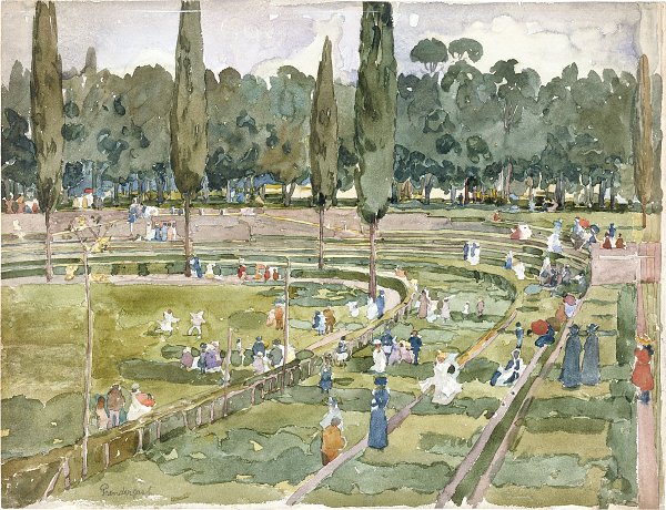 Maurice Prendergast The Race Track Wandbild